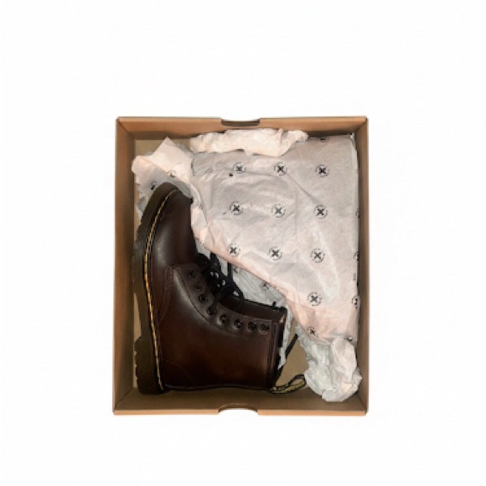 NIB Dr. Martens 1460 Serena J Dark Brown Kids Boots US 11